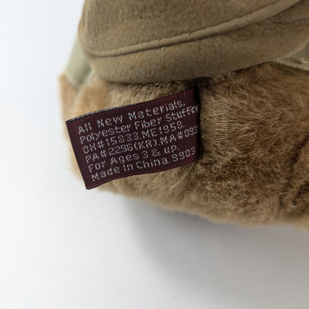 Jungle Joe Talking Brown Teddy Bear Plush Vintage Safari Friends 8" 1998 Hat - Picture 8 of 16